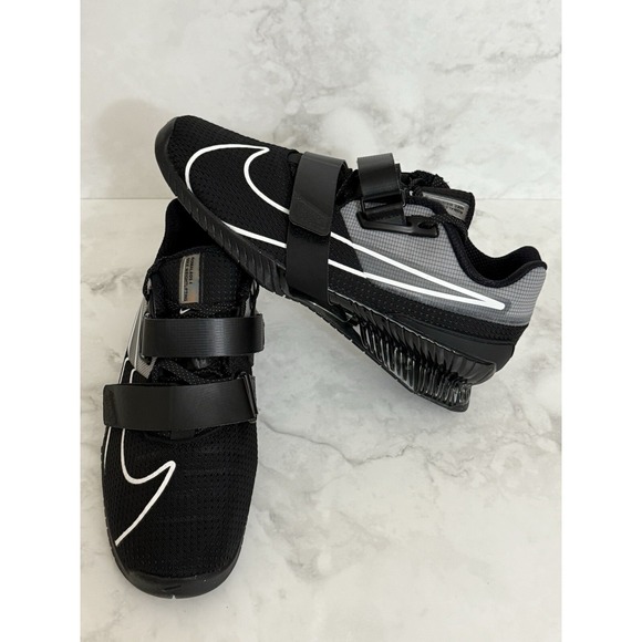 Nike Romaleos 4 Weightlifting Training Shoes Black CD3463-010 Men\'s Size 11 US